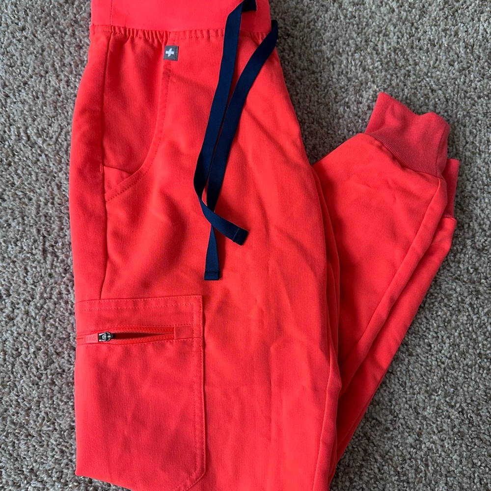 FIGS Women’s “Fiery Coral Zamora” Joggers